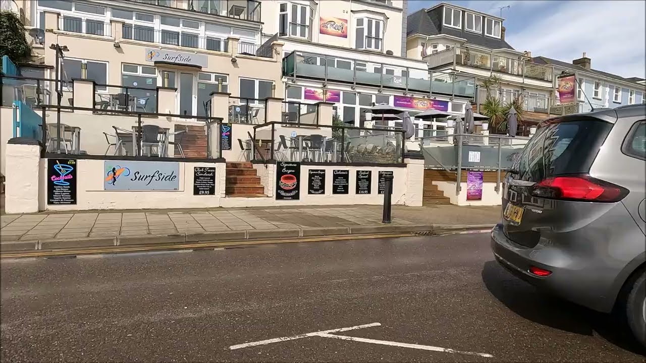 Virtual Walk - A Windy Day On Sandown Seafront - Isle Of Wight - April 2022 | kittikoko #sandown