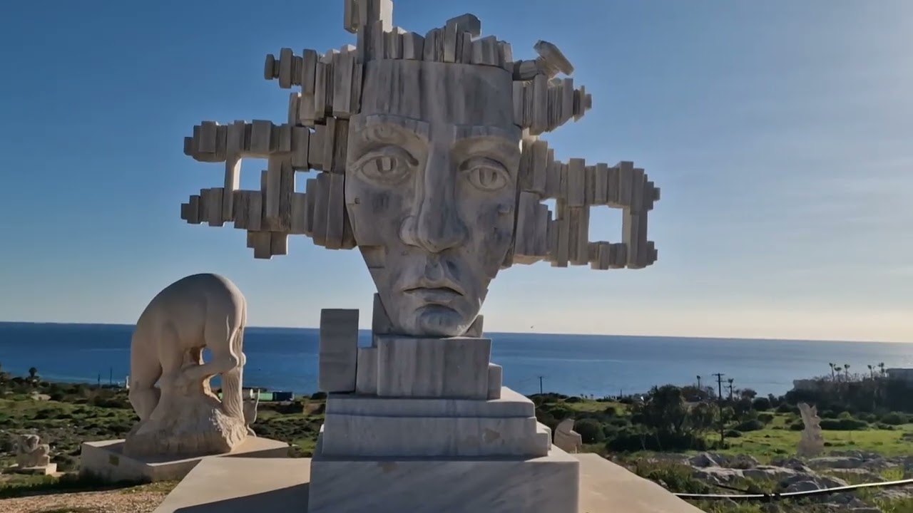 💙Partea a doua a zilei de 8 martie /Sculpture Open Park /Bridge of Love și apusul la Capul Greco 💙