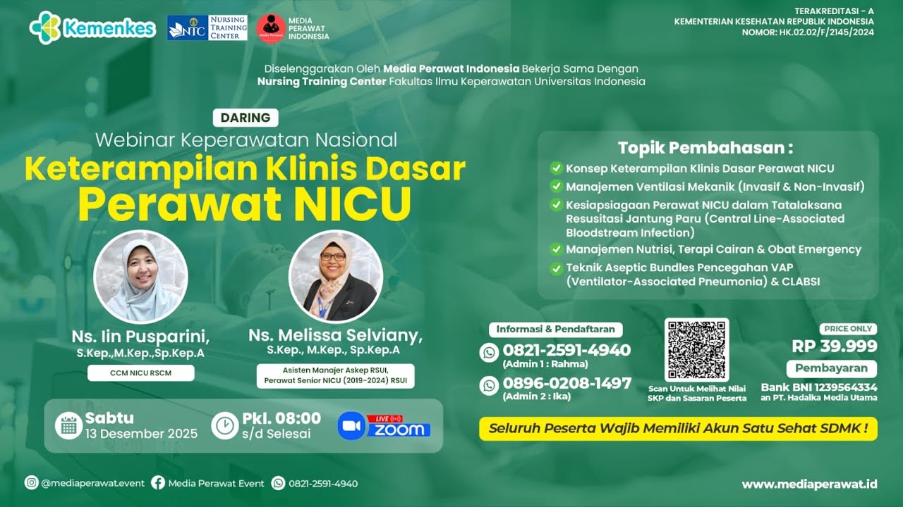 WEBINAR KEPERAWATAN : 