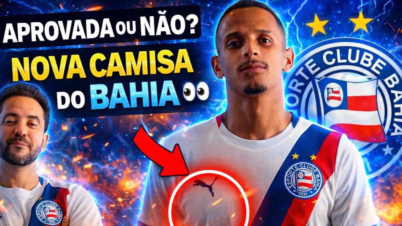BAHIA LANÇA CAMISA NOVA! Veja como ficou