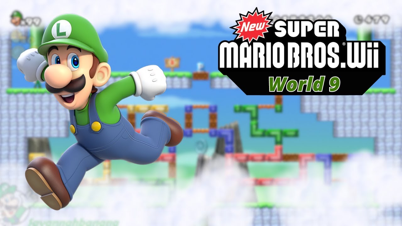 New Super Mario Bros. Wii - World 9 (Luigi)