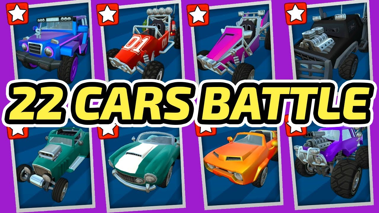 22 CARS Challenge and unlocked | Beach Buggy Racing 2