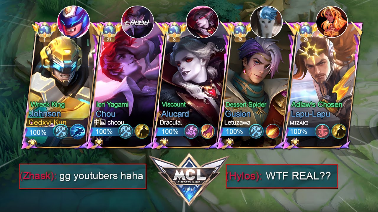5 MAN IMMORTAL + YOUTUBERS in MCL FINALS!! (Worlds best in one team!?🤯)