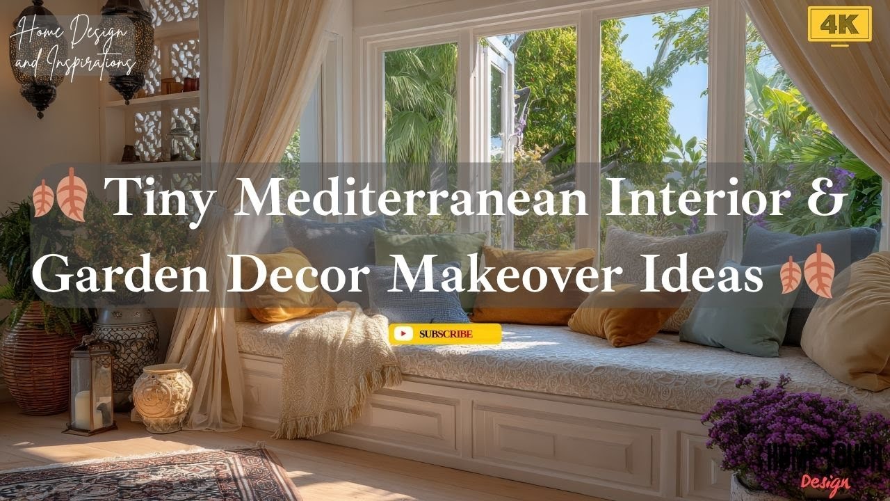 Идеи преображения интерьера и сада в средиземноморском стиле | Превратите небольшие пространства ...