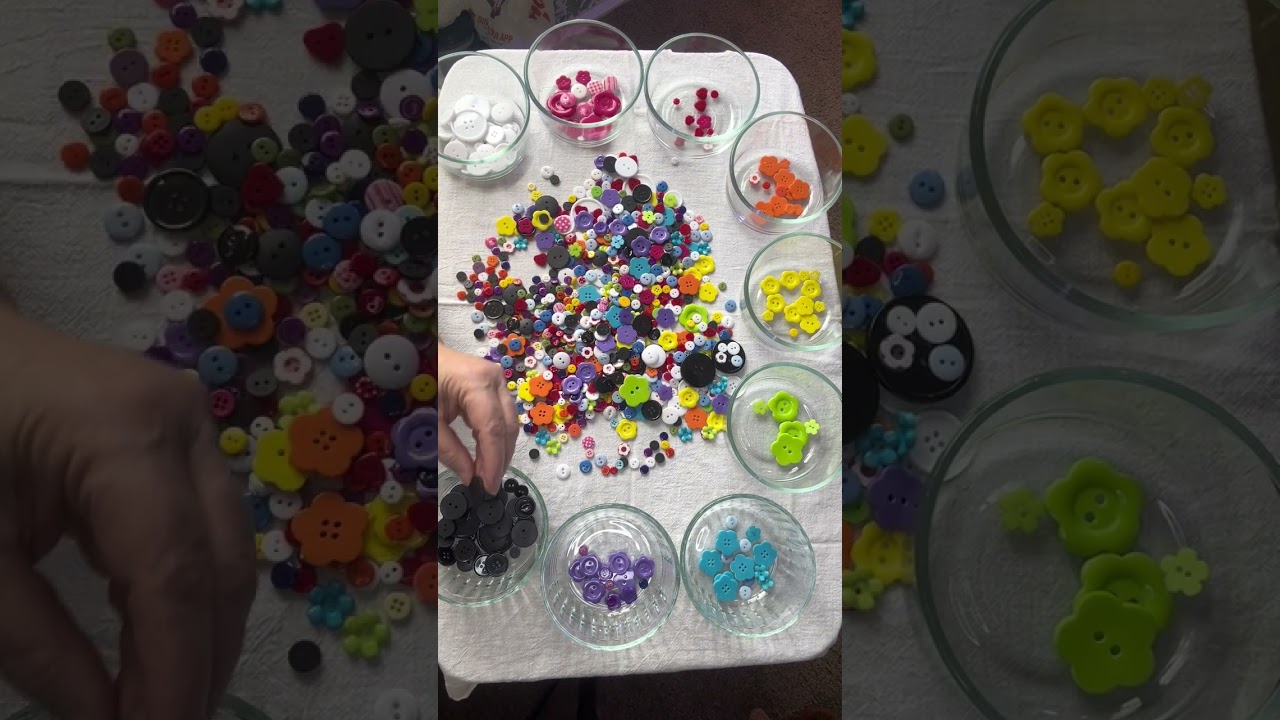     &ldquo;Grandma&rsquo;s Button Collection Gets Sorted by Color 🌈&rdquo; 