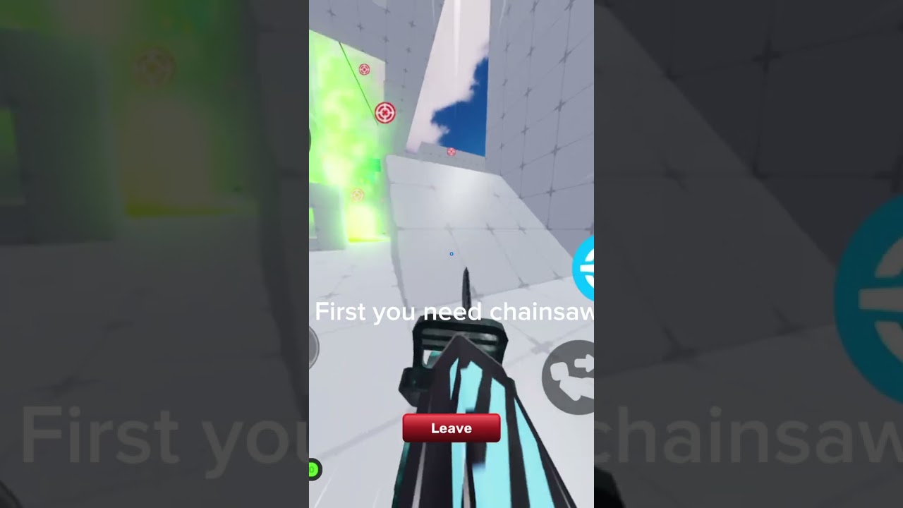 How to chainsaw jump with warhorn #roblox #gaming #rivals