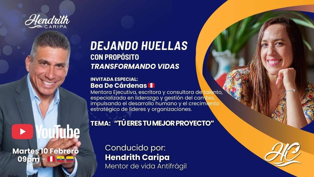 “TÚ eres tu mejor proyecto” con 👩 Bea De Cárdenas 🇵🇪