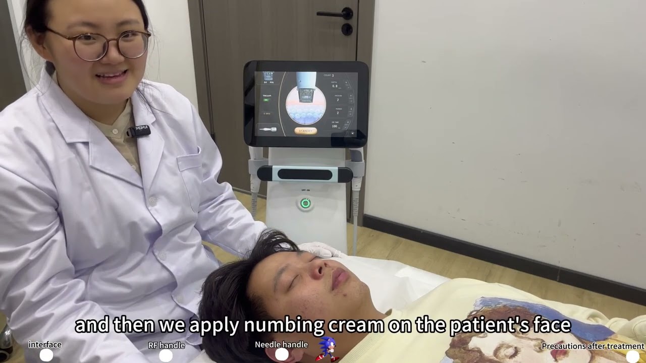 NUBWAY---Vacuum RF Microneedling operation