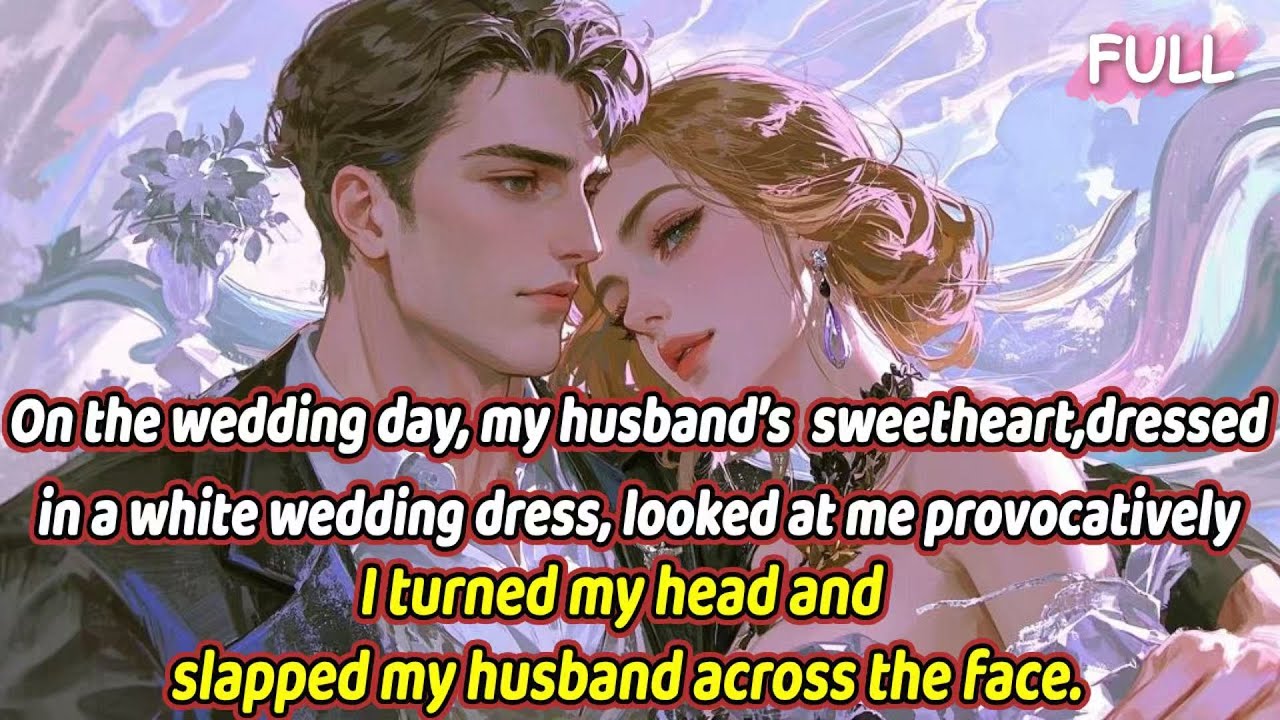Wedding day: My husband’s childhood sweetheart, in a white gown, glared. I turned and slapped him.