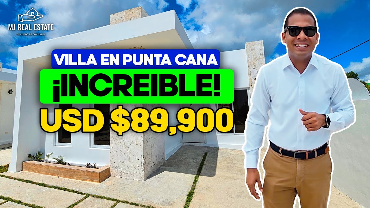 VILLA MUY BARATA EN PUNTA CANA CERCA DE LA PLAYA | INVIERTE EN RD