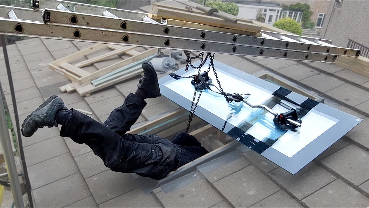 I re-roofed my entire kitchen by my self and installed a skylight