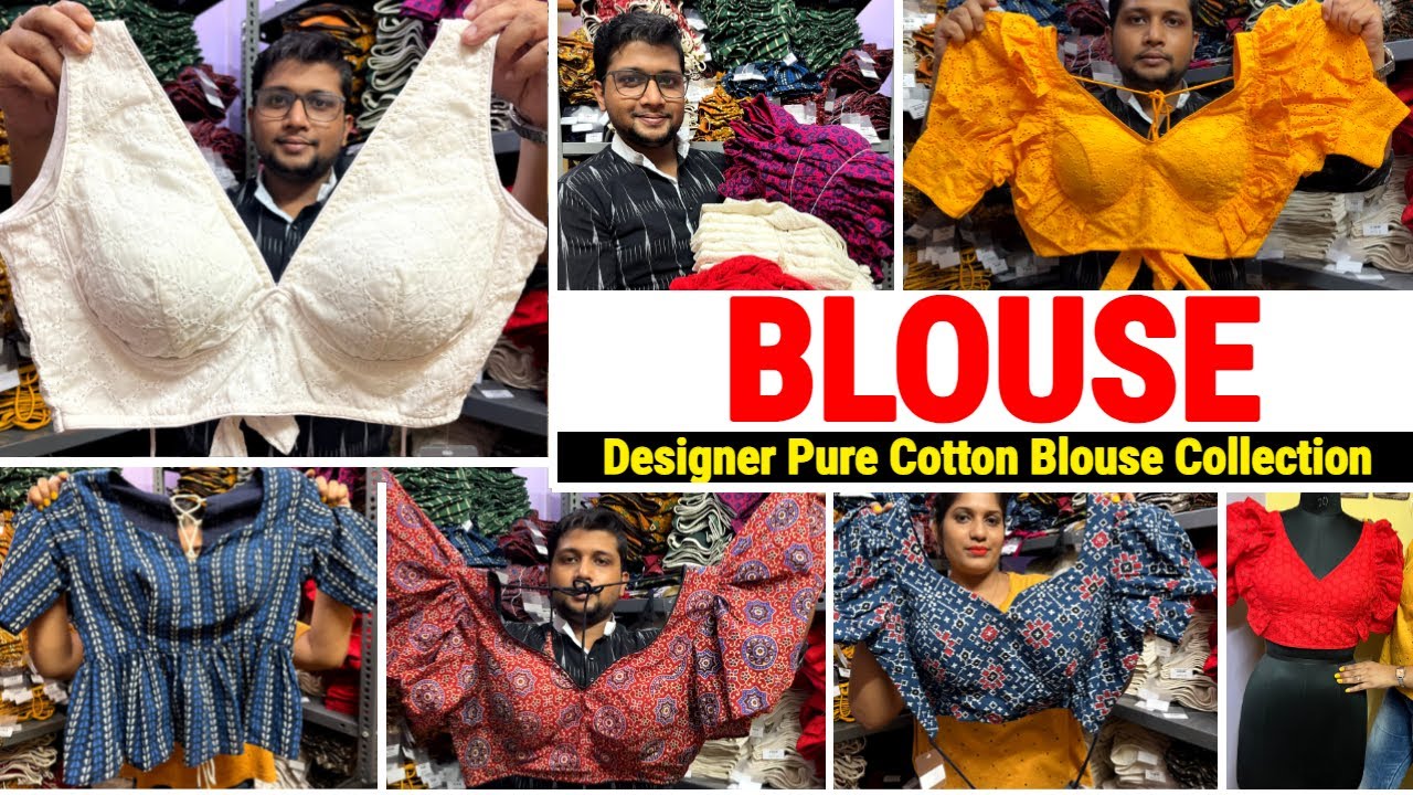 Latest Designer Cotton Blouse Collection at Wholesale Price in Kolkata
