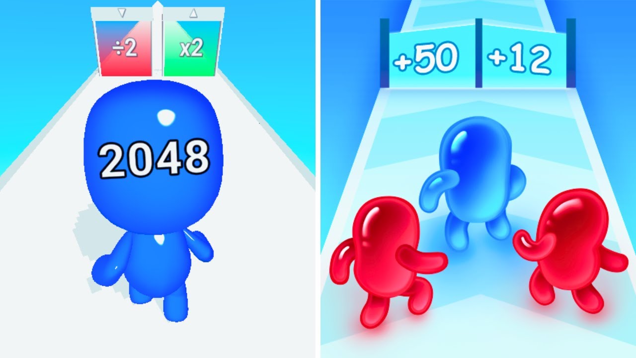 Join Blob Clash 3D vs Man Runner 2048 | Android iOS Gaming Walkthrough | Max Gameplay WD7328