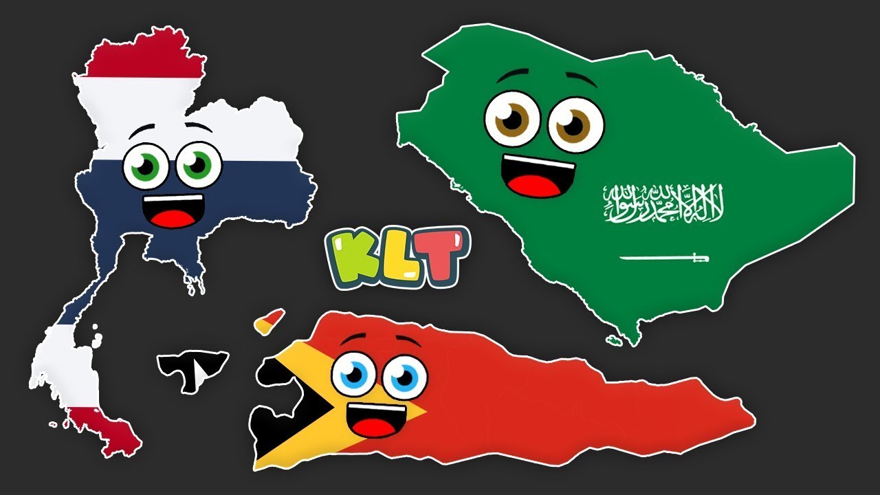 Geography of Thailand, East Timor, Saudi Arabia, and more! | KLT Geography