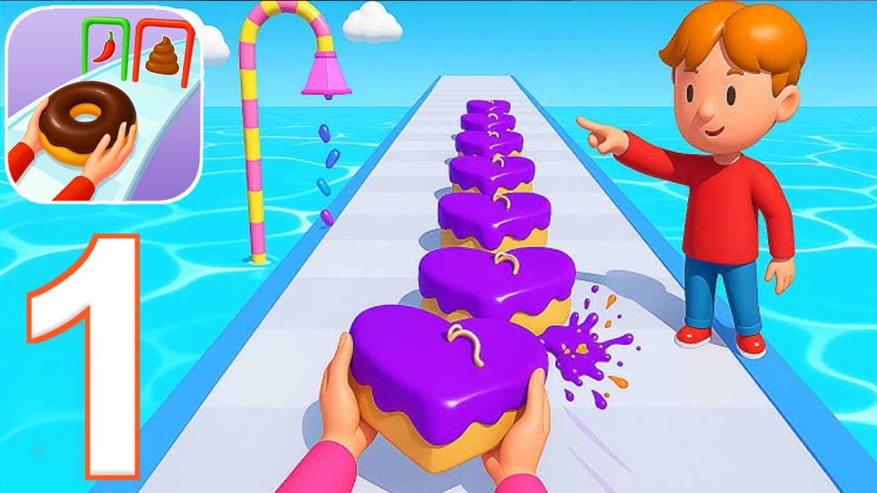 Bakery Stack - Gameplay Walkthrough Part 1 - Tutorial (Android,IOS)