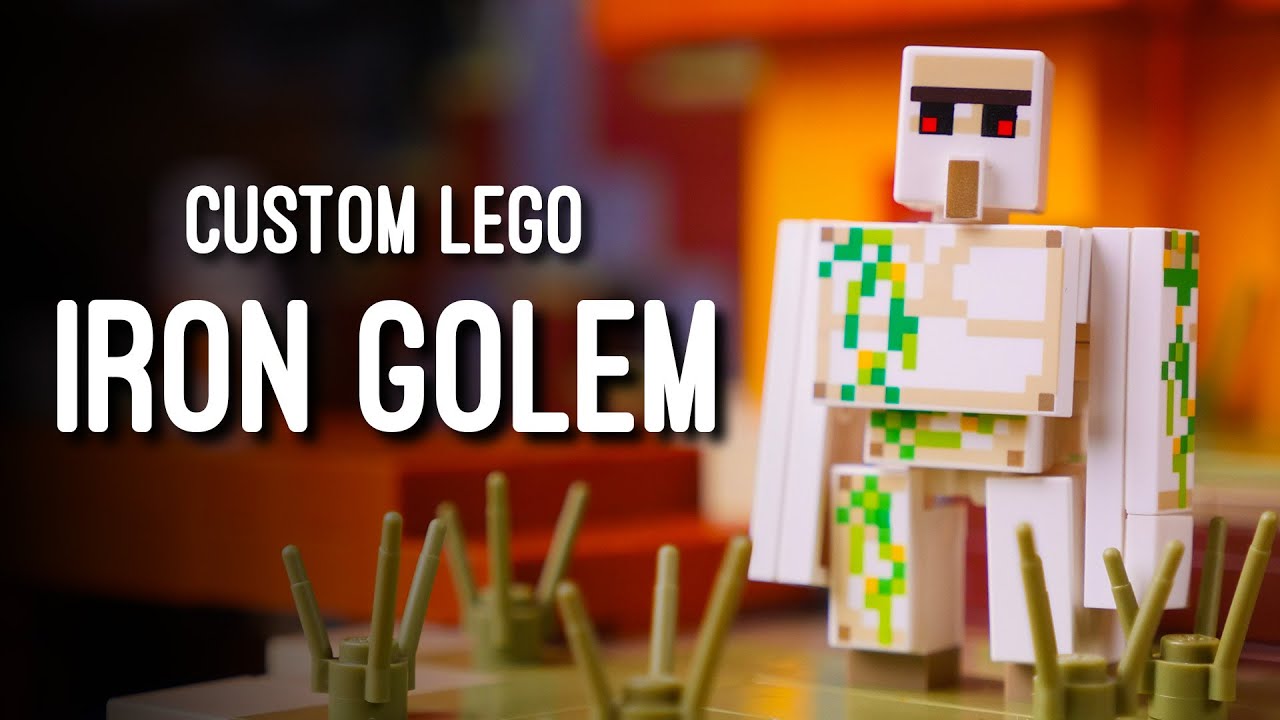 LEGO Minecraft: Custom Iron Golem Tutorial!