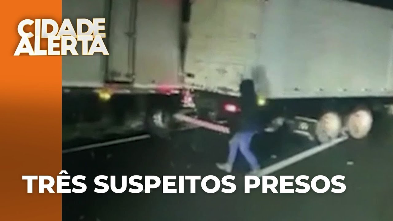 Três suspeitos de roubar caminhão e causar acidente que matou seis pessoas na BR-116 são presos