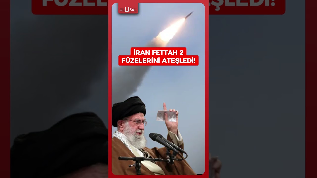 İran Fettah 2 f&uuml;zelerini ateşledi! #shorts #keşfet #iran #israil