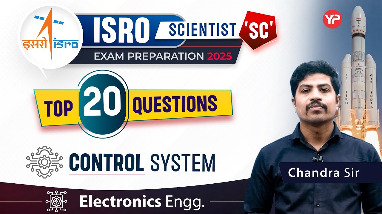 Top 20 Qs, Control System for ISRO 'SC' Electronics written exam preparation 2025