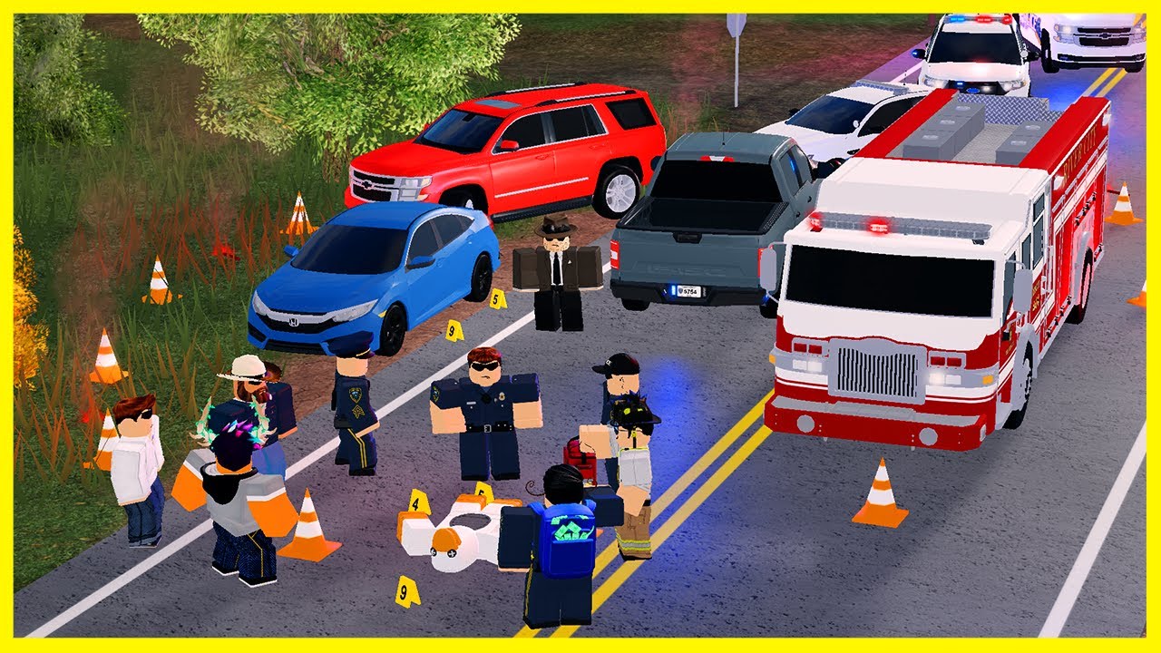 A Police Officer RAN HIM OVER while DRUNK!! - ERLC Roblox Liberty County