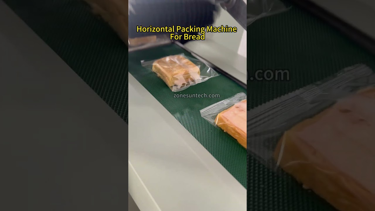 ZONESUN Bread Flow Pack Horizontal Packaging Machine #machine #packingmachine #packagingmachine