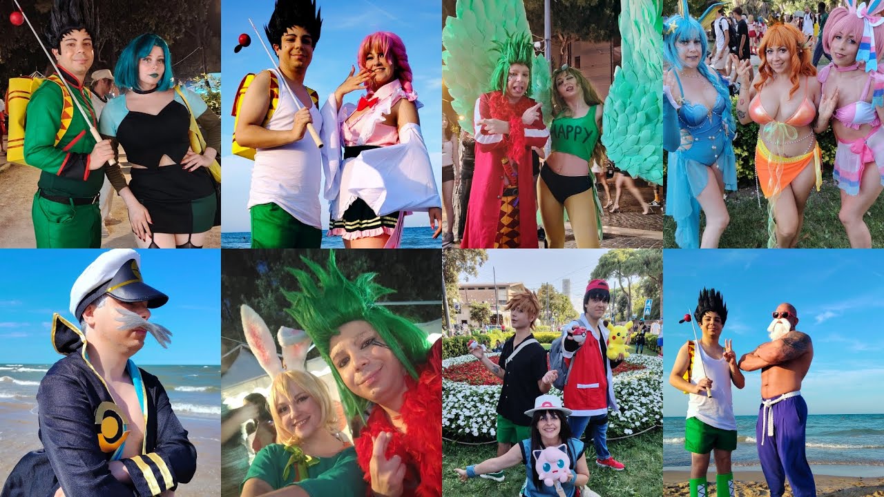 Rimini Comix 2025 Cosplay - Raduno Pokémon e One Piece Binks' Family