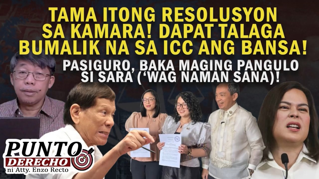 TAMA ITONG RESOLUSYON SA KAMARA! DAPAT TALAGA BUMALIK NA SA ICC ANG BANSA!