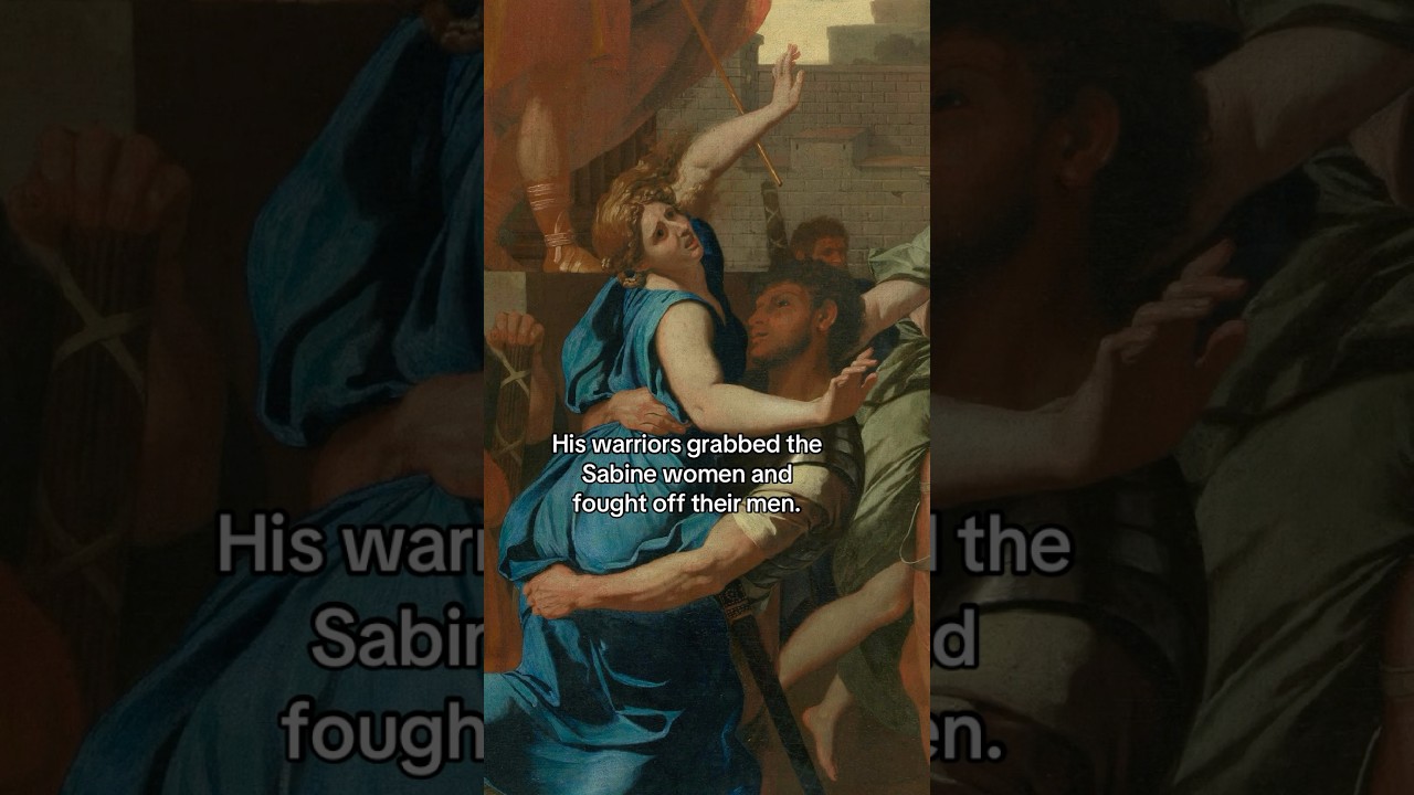 A mythical story of Rome&hellip; The abduction of the Sabine Women #history #art #painting