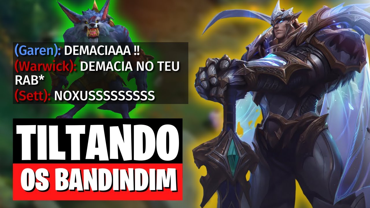 ESSA BUILD DO GAREN DERRETE TODO MUNDO | [TILTANDO OS BANDINDIM] | League of Legends
