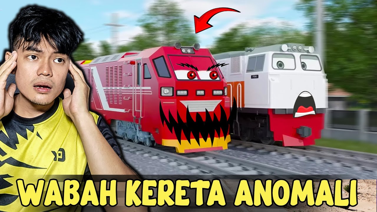 KERETA ANOMALI G1LA TABRAK TRUK, KERETA & ORANG  -  Reaksen Animasi