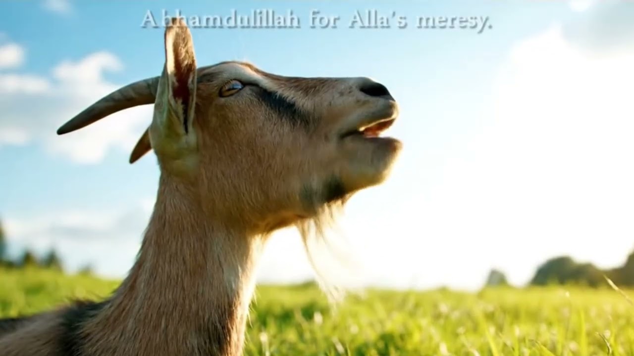 Goat Thanking Allah | Beautiful Alhamdulillah Moment