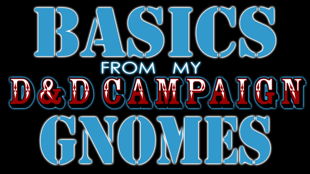 TDDC Basics: The Origin of Gnomes