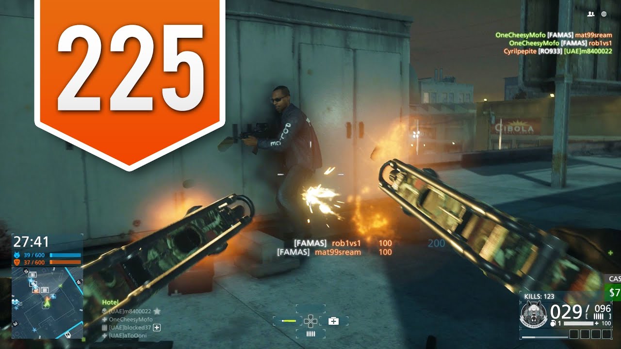 I JUMPED OVER HIM! - Battlefield Hardline (Road to Max Rank #225)