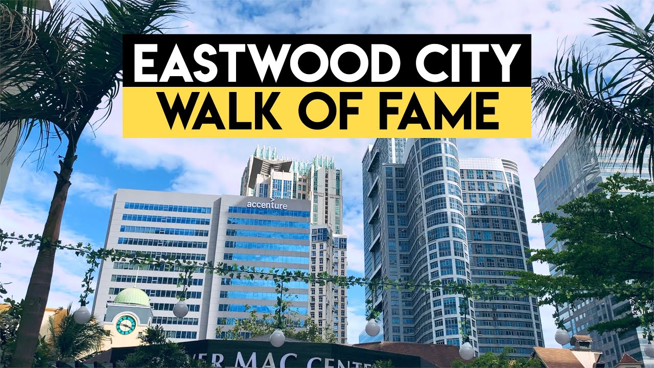 The Walk Of Fame Of The Philippines | Eastwood City | Quezon City #EastwoodCity #CityWalk [4K]