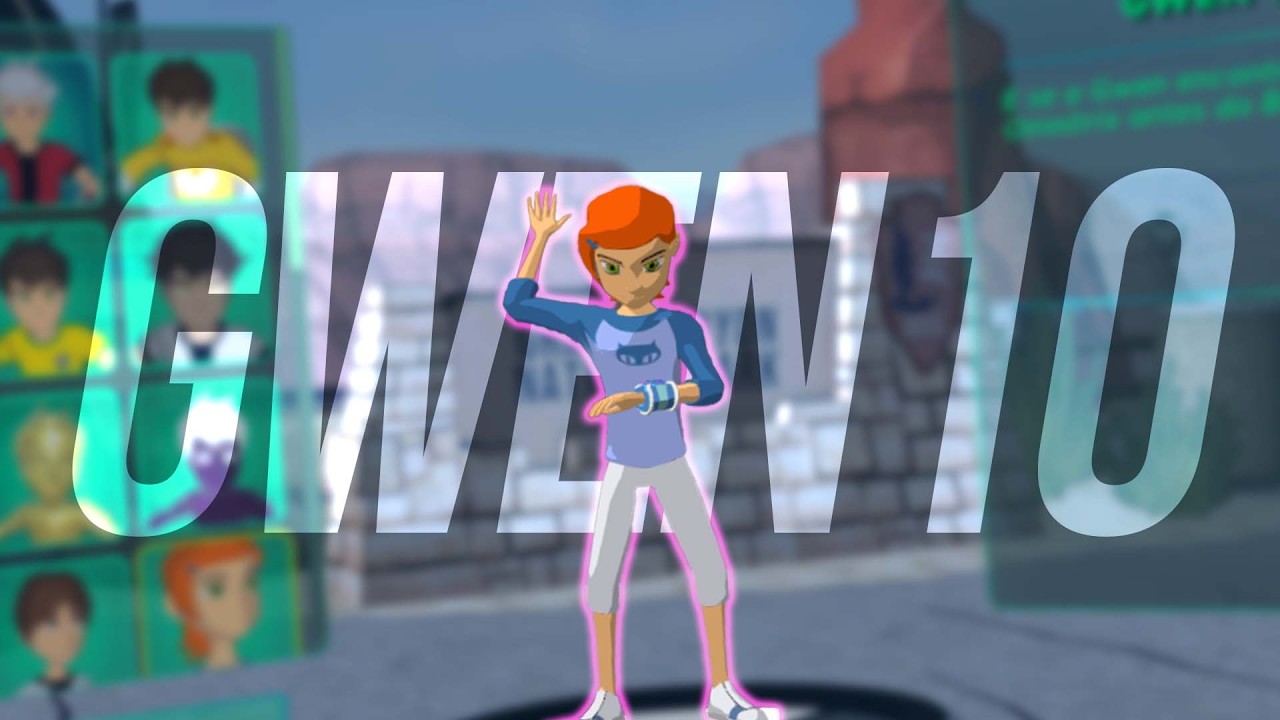 coloquei a GWEN 10 JOGAVEL no meu jogo do BEN 10 - HERO TIME