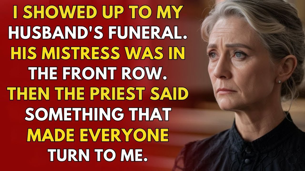 Everyone Thought She Was the Widow — Then My Name Was Called and Shock Filled the Church