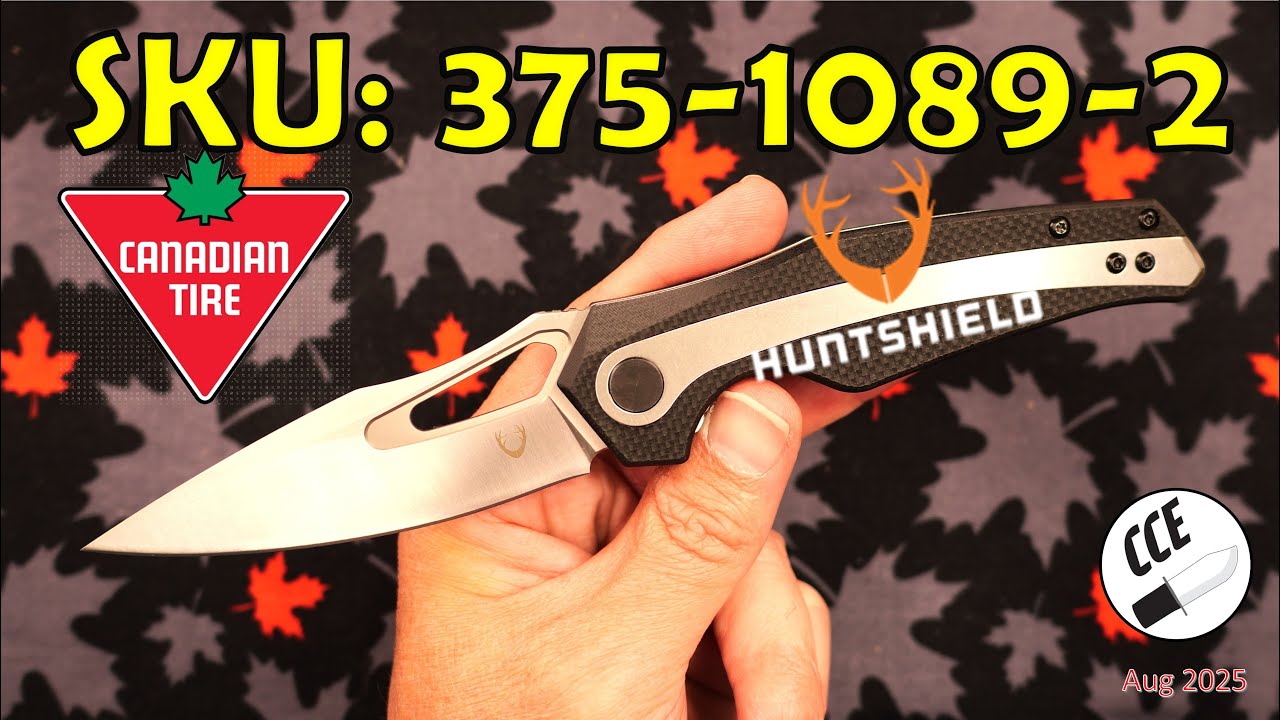 CanadianTire Huntshield EDC Pocket Knife - SKU: 375-1089-2 (XPS Bell River aka )