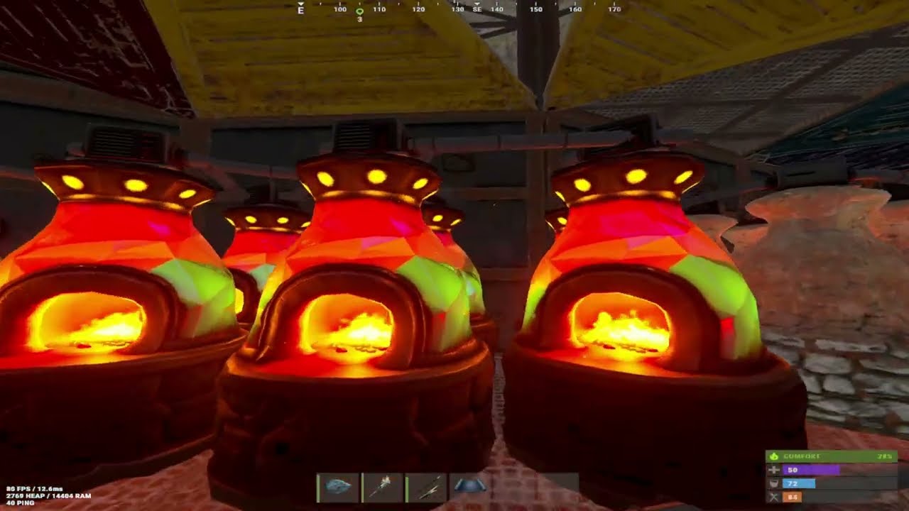 INFILTRATING & stealing from rustoria 40 deep ZERG | RUST