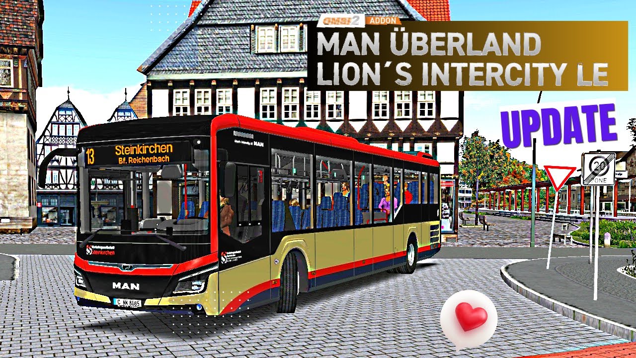 OMSI 2 [60 FPS] - MAN LION'S INTERCITY LE Update 1.01 - Let's Play Omsi 2 [#799]
