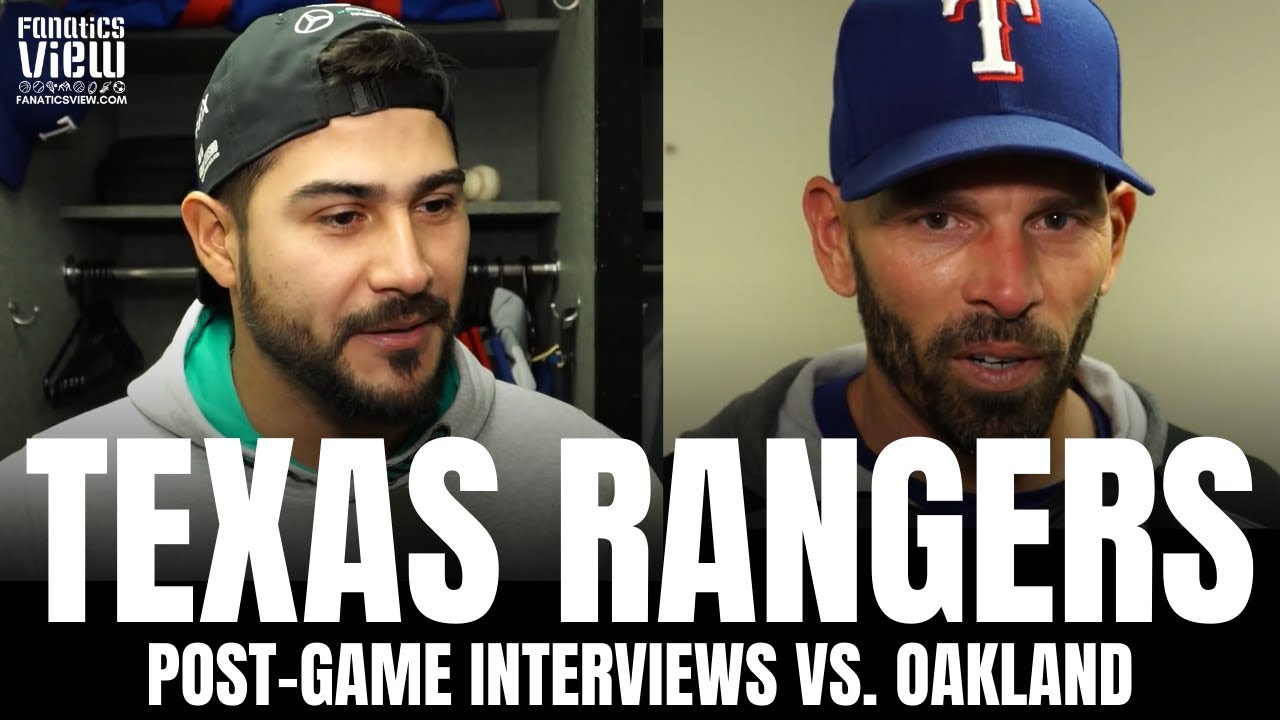 Martin Perez & Chris Woodward React to Pitcher's Duel With Frankie Montas, Matt Bush as a Closer