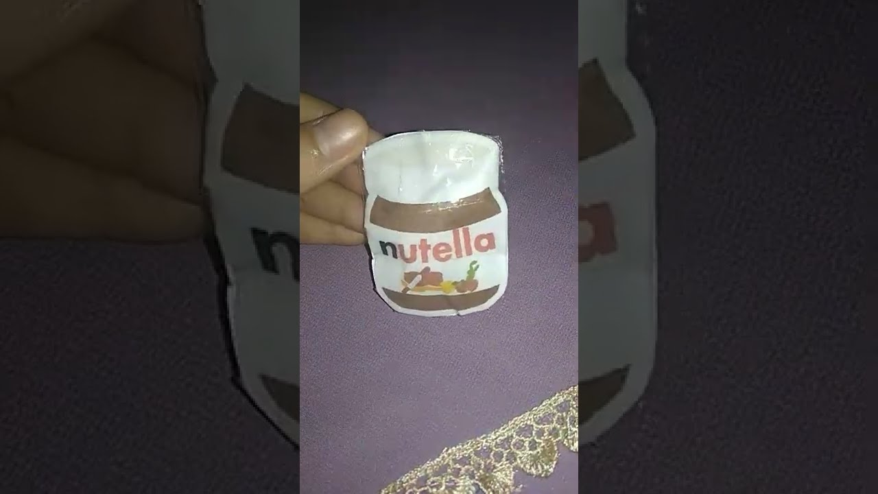 DIY paper squishy | Nutella