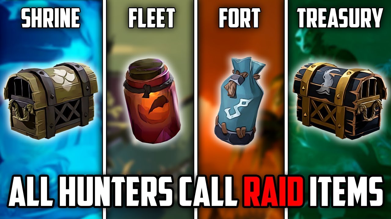 All Hunters Call RAID ITEMS (2025) | Sea of Thieves