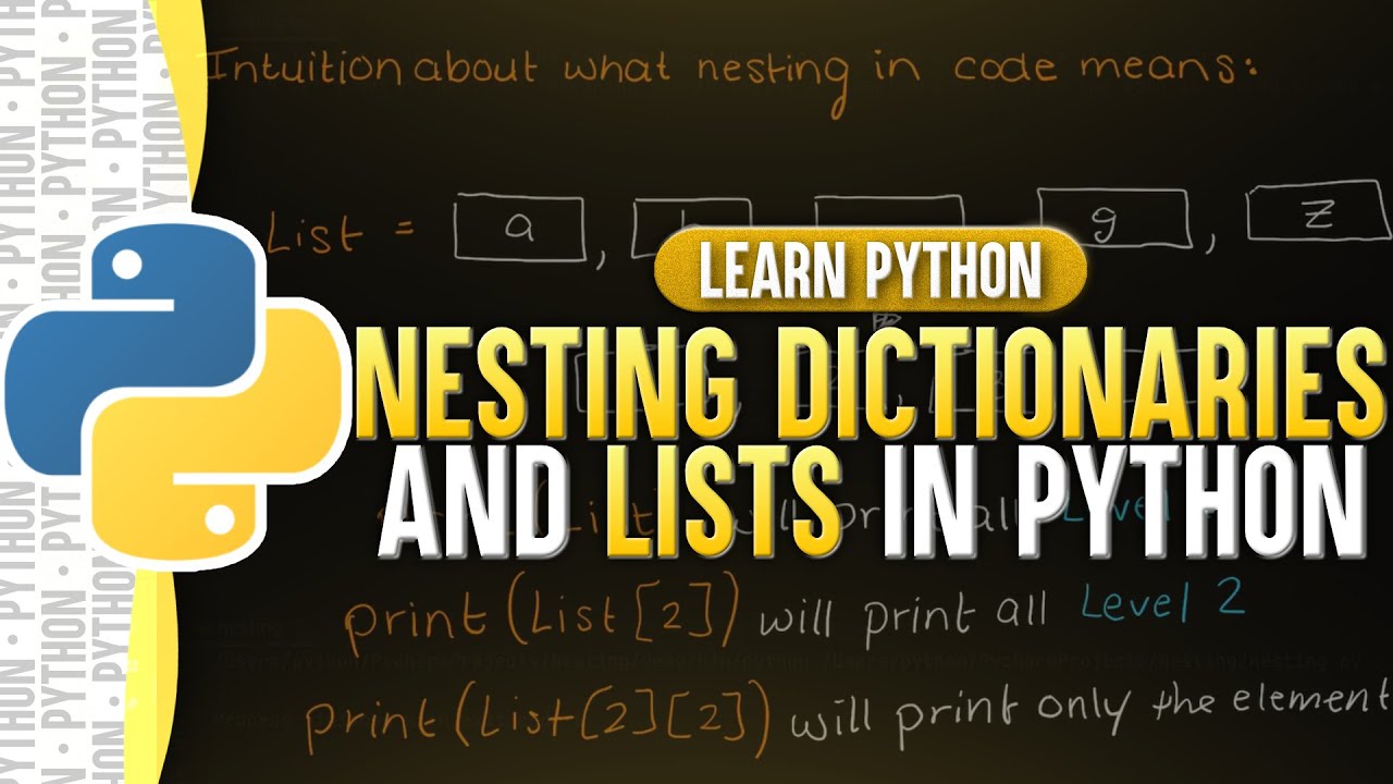 Вложенные словари и списки в Python