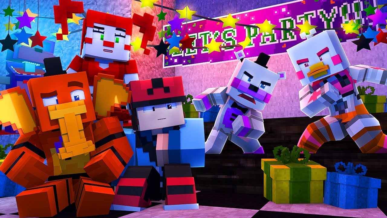 Minecraft FNAF 6 Pizzeria Simulator — Весёлая Чика против Помощницы! (Minecraft Roleplay)
