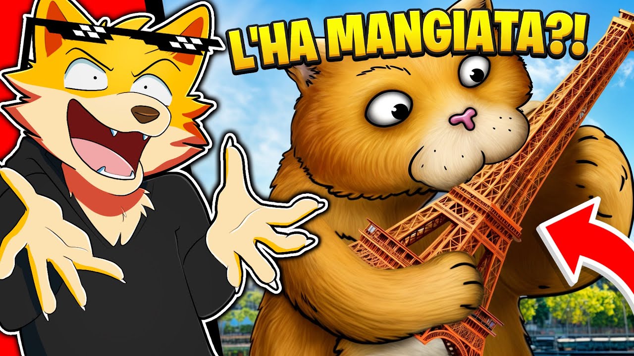 GATTO GIGANTE Mangia la TORRE EIFFEL Per VINCERE! Ho SBLOCCATO il KRAKEN Gigante?! *FINALE ASSURDO*