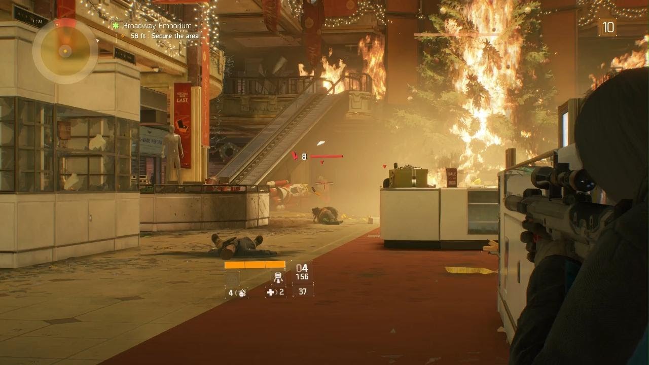 The Division Gameplay 6th Mission - Broadway Emporium
