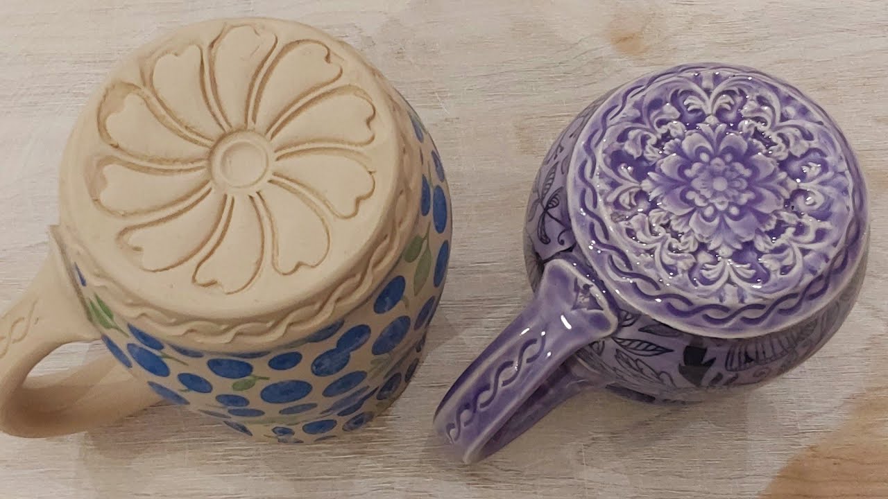 How I Make a Decorative Foot on Wheel-Thrown Mugs (Viewer Requested)!