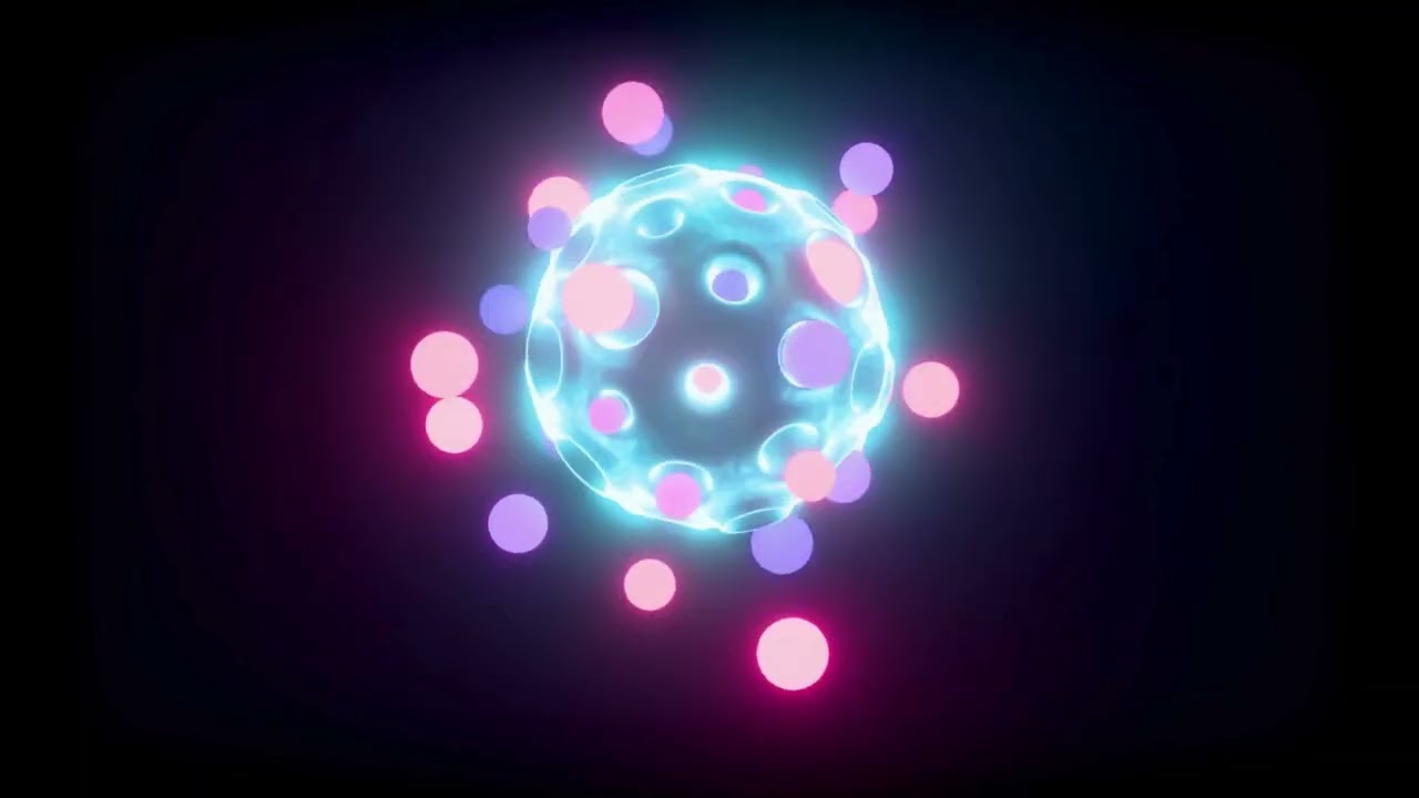 Satisfying Orbs Screensaver - Hypnotic Visualisation  - 4K TV Art