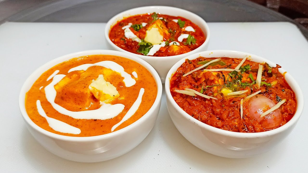 Панир Масала с маслом + Панир Тикка Баттер Масала + Панир Махани Ресторанный стиль / Шеф-повар Ашок