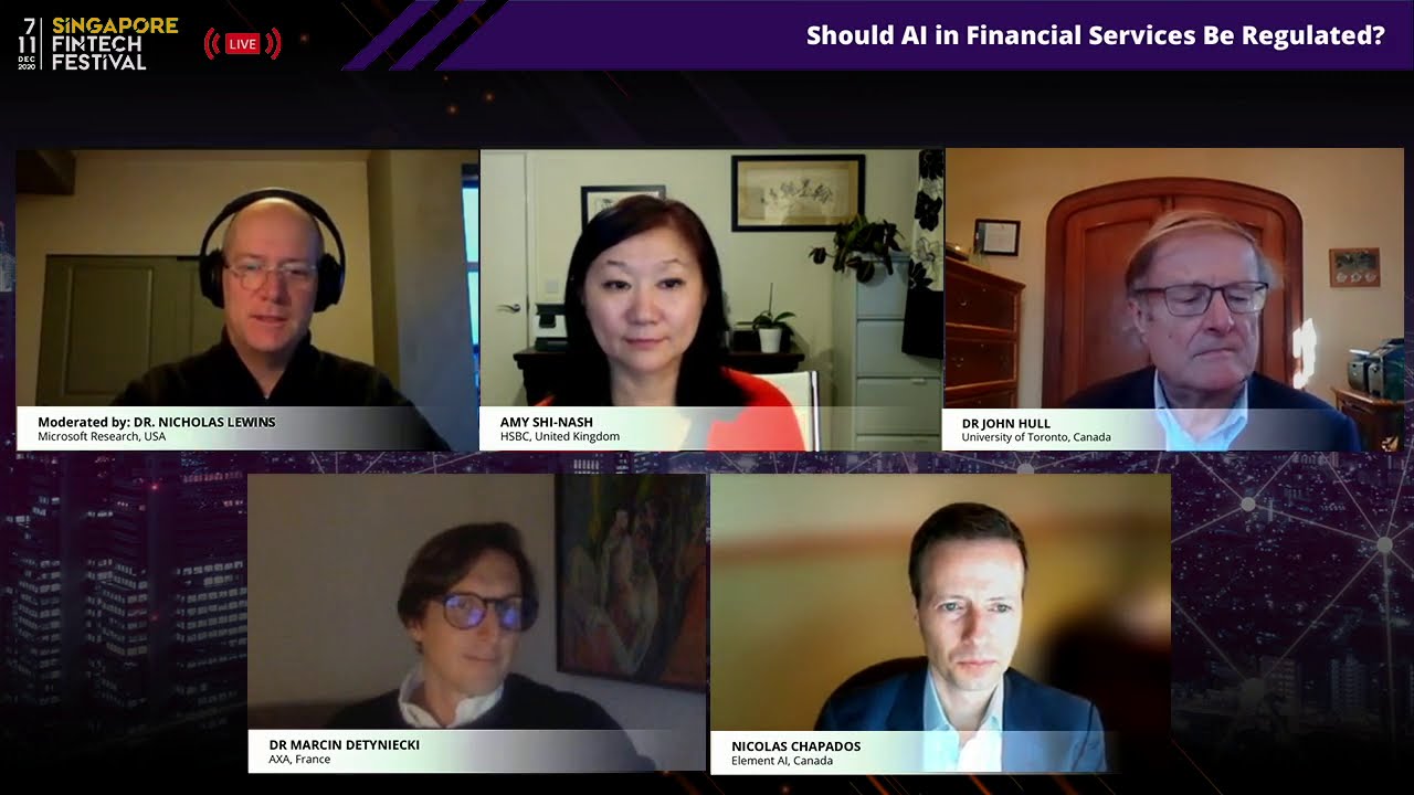 Should AI in Financial Services Be Regulated | SFF 2020